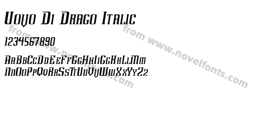 Uovo Di Drago ItalicPreview