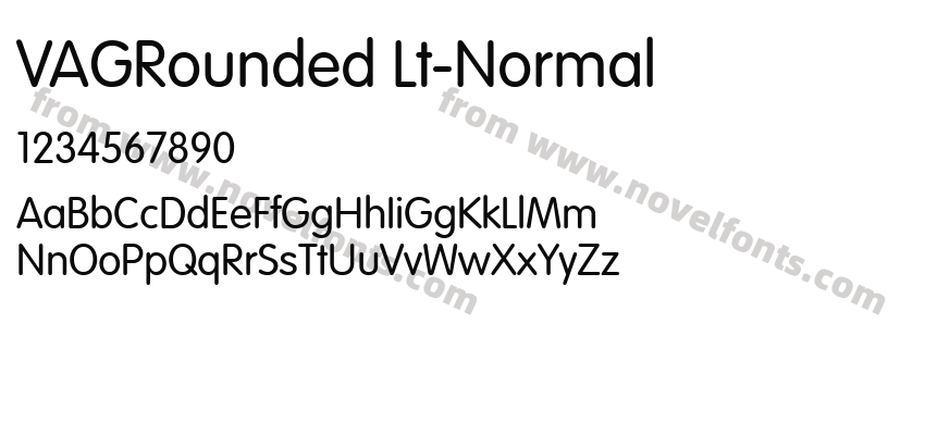 VAGRounded Lt-NormalPreview