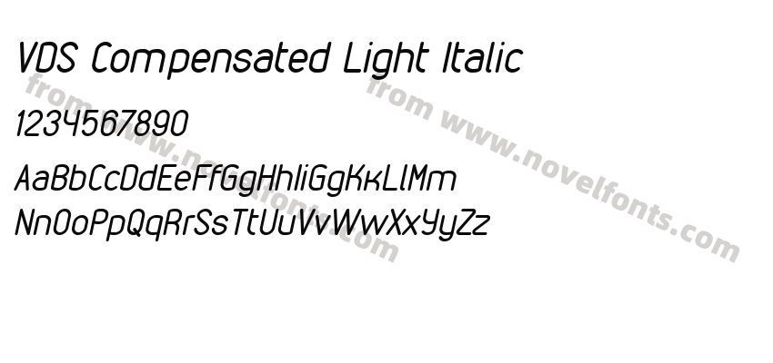 VDS Compensated Light ItalicPreview