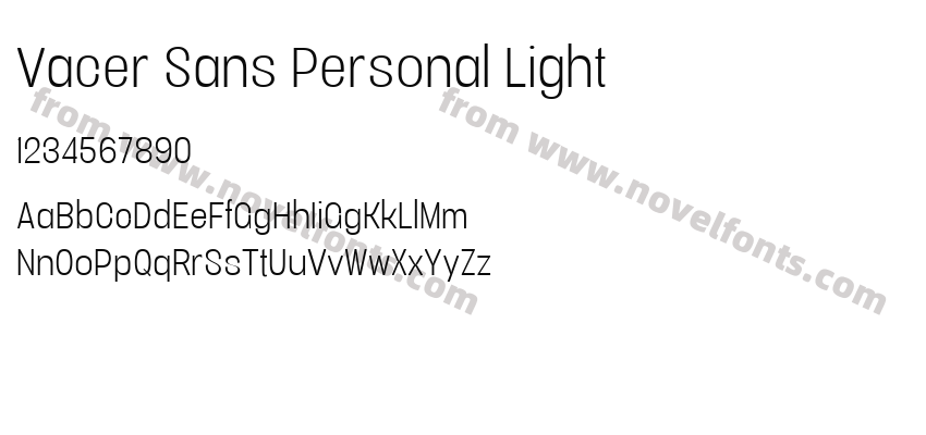 Vacer Sans Personal LightPreview