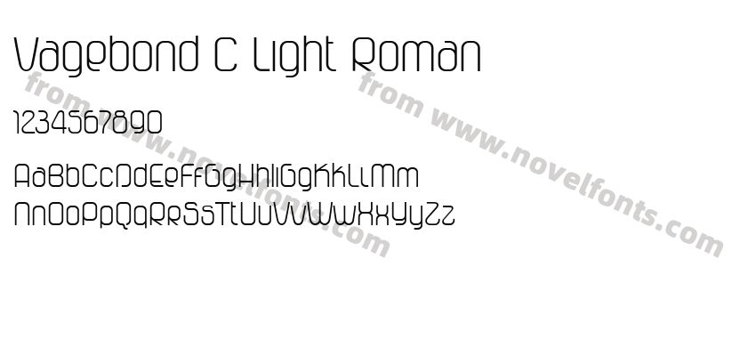 Vagebond C Light RomanPreview