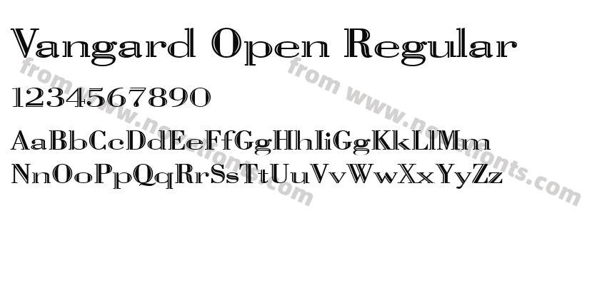 Vangard Open RegularPreview