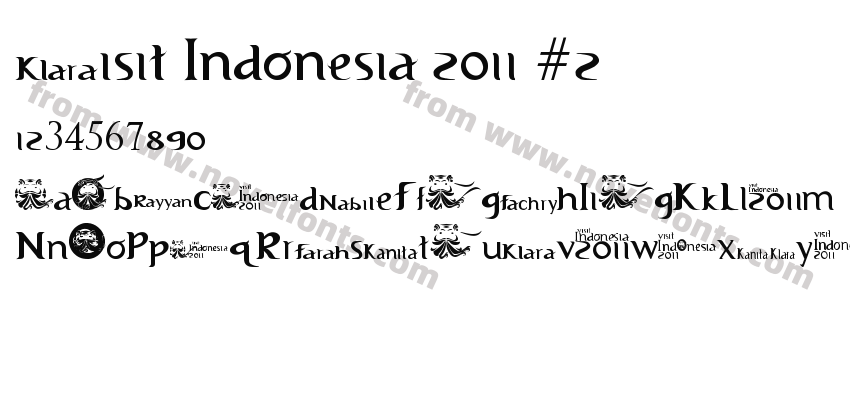 Visit Indonesia 2011 #2Preview