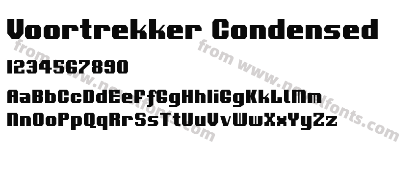 Voortrekker CondensedPreview