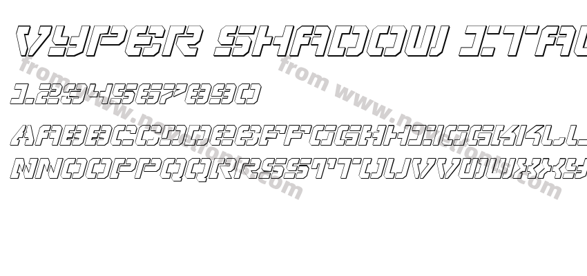 Vyper Shadow ItalicPreview