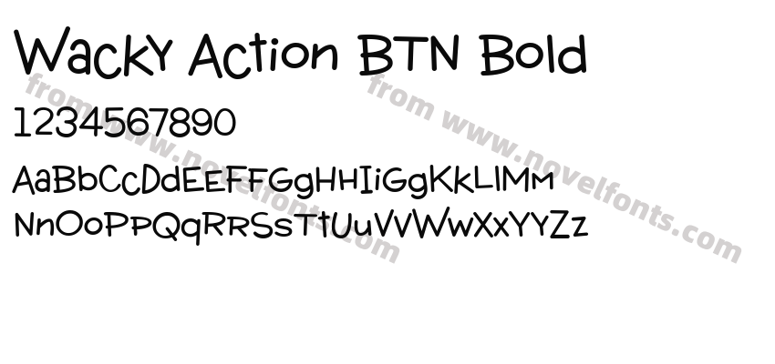 Wacky Action BTN BoldPreview