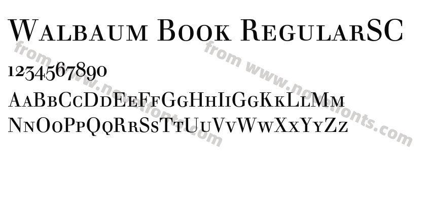 Walbaum Book RegularSCPreview