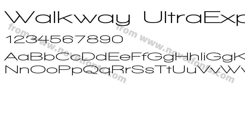 Walkway UltraExpand BoldPreview