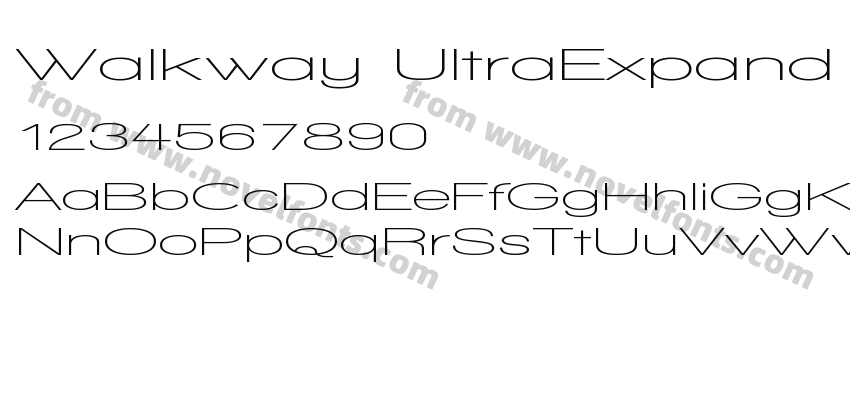 Walkway UltraExpand SemiBoldPreview