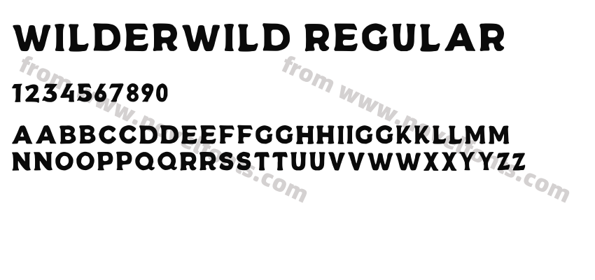 Wilderwild RegularPreview