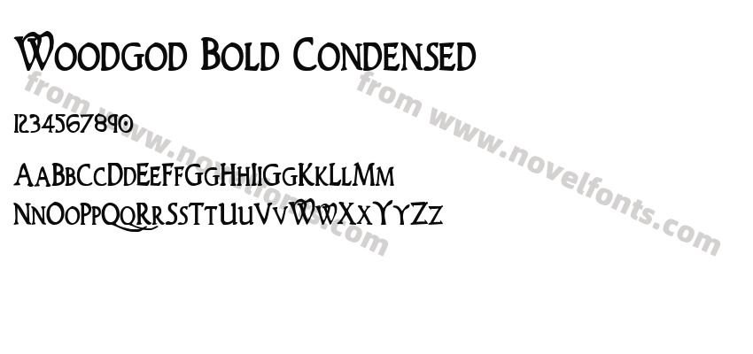 Woodgod Bold CondensedPreview