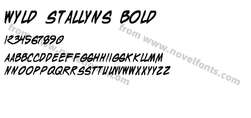 Wyld Stallyns BoldPreview