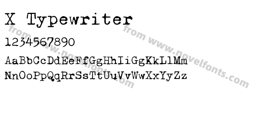 X TypewriterPreview