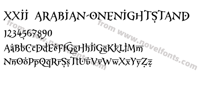 XXII ARABIAN-ONENIGHTSTANDPreview