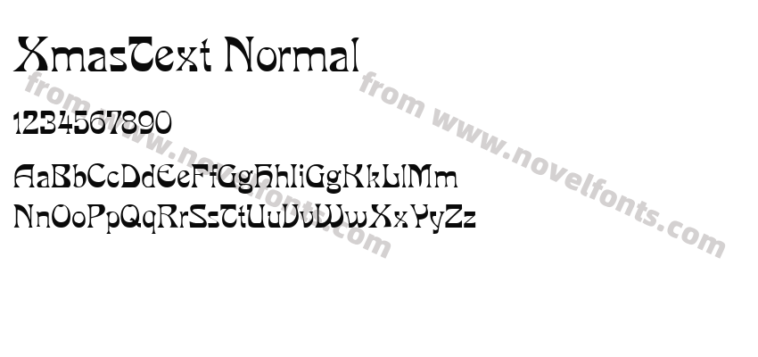 XmasText NormalPreview