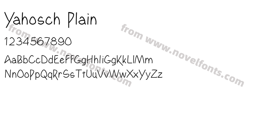 Yahosch PlainPreview