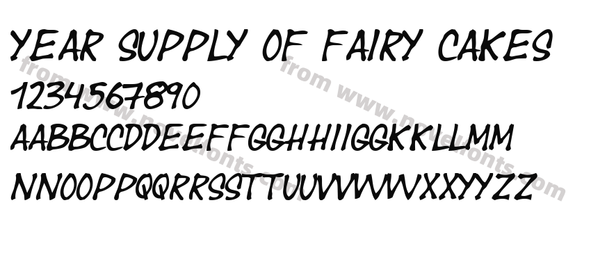 Year supply of fairy cakesPreview