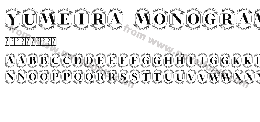 Yumeira MonogramPreview