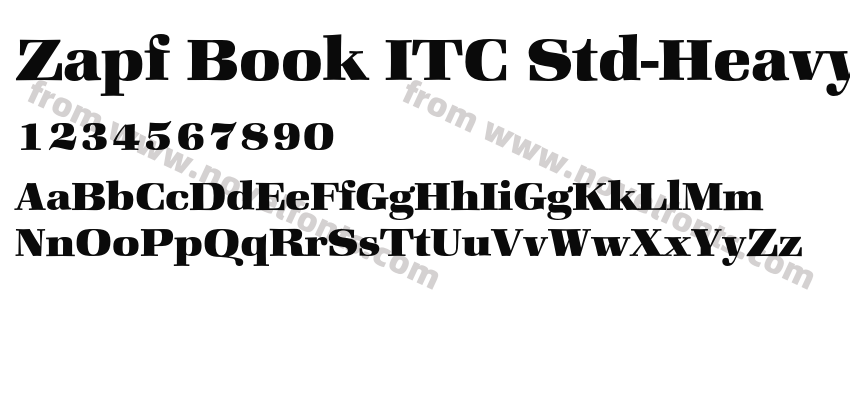 Zapf Book ITC Std-HeavyPreview