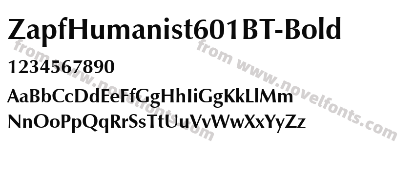 ZapfHumanist601BT-BoldPreview