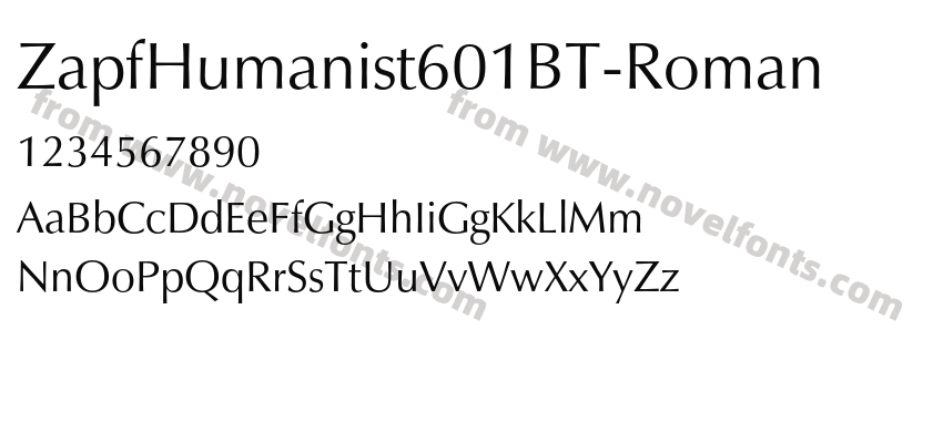 ZapfHumanist601BT-RomanPreview