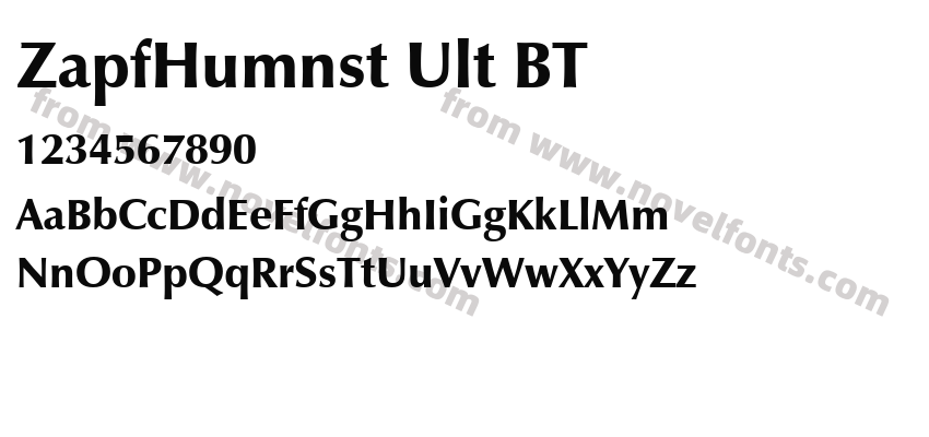 Zapf Humnst Ult BT UltraPreview