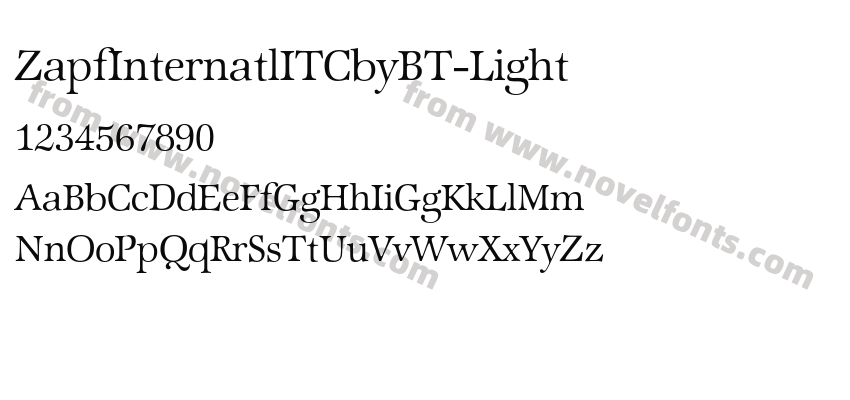 ZapfInternatlITCbyBT-LightPreview