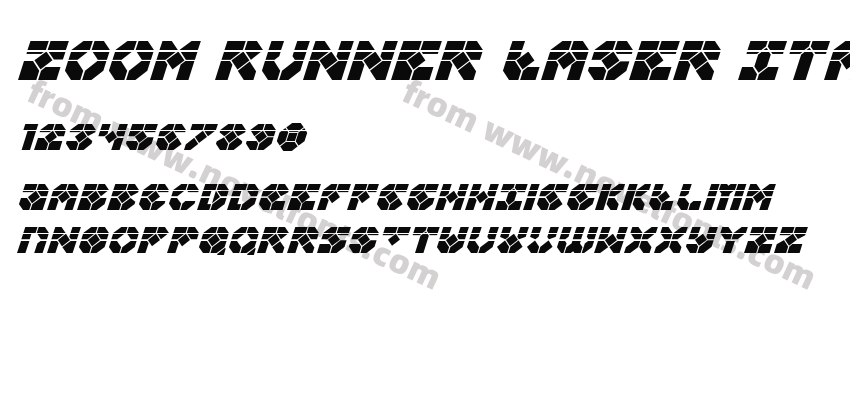 Zoom Runner Laser ItalicPreview