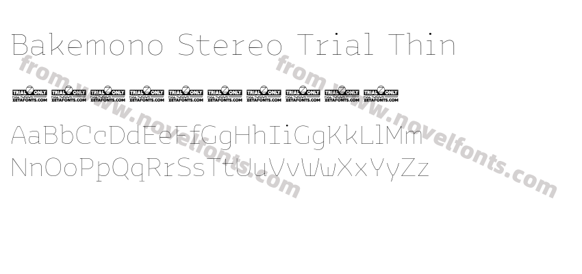 Bakemono Stereo Trial ThinPreview