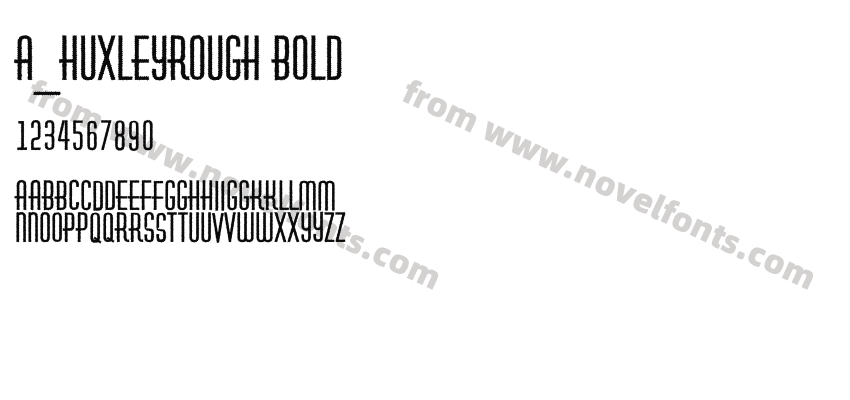 a_HuxleyRough BoldPreview