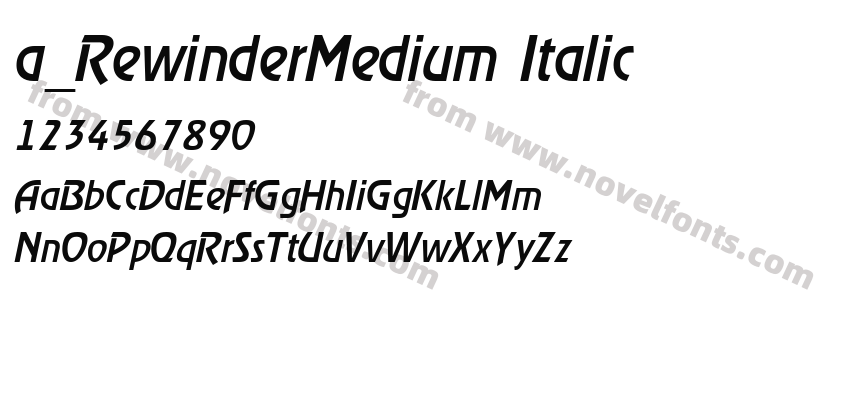 a_ Rewinder Medium ItalicPreview