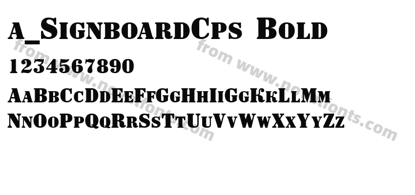 a_SignboardCps BoldPreview