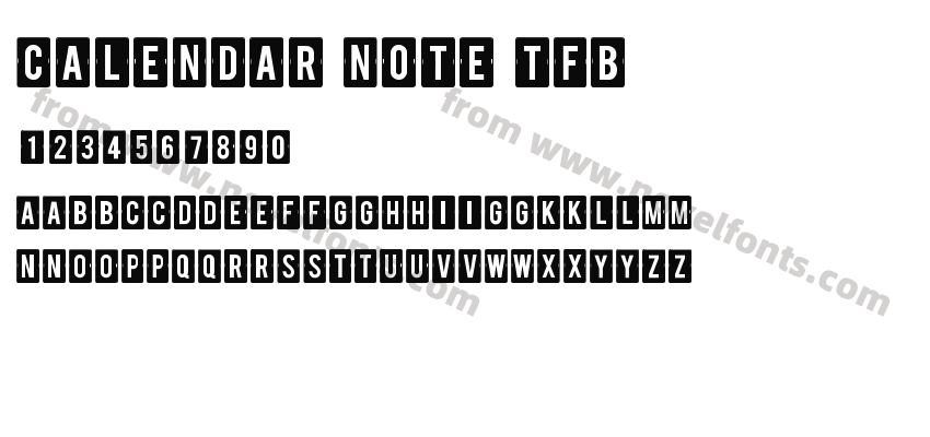 calendar note tfbPreview