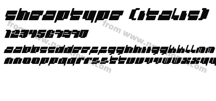 cheaptype (italic)Preview