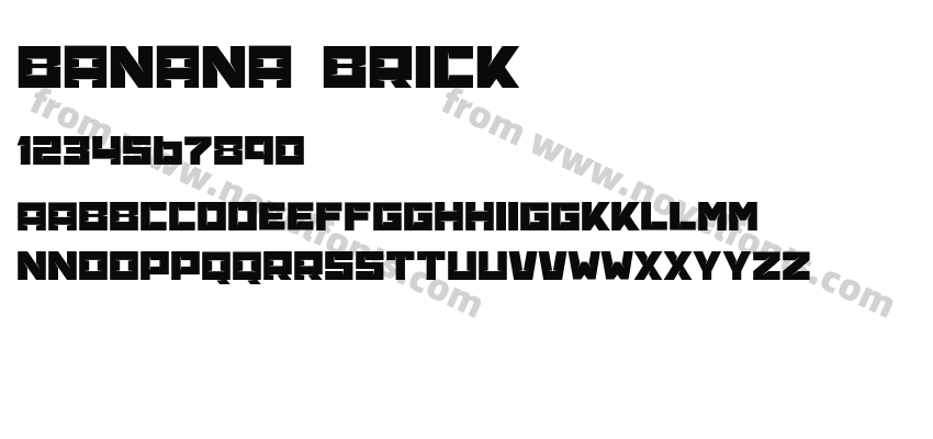 Banana BrickPreview