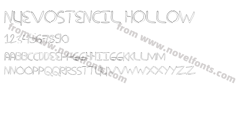 nuevostencil hollowPreview