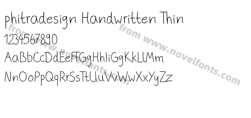 phitradesign Handwritten ThinPreview