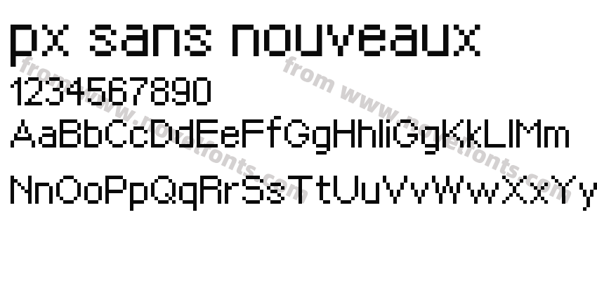 px sans nouveauxPreview