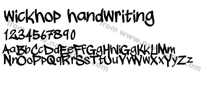 wickhop handwritingPreview