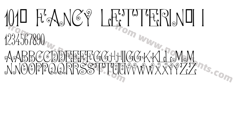 101! Fancy Letterin' IIPreview