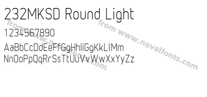 232MKSD Round LightPreview