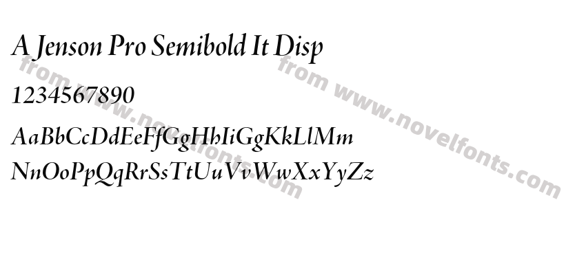 A Jenson Pro Semibold It DispPreview