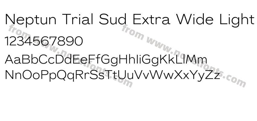 Neptun Trial Sud Extra Wide LightPreview