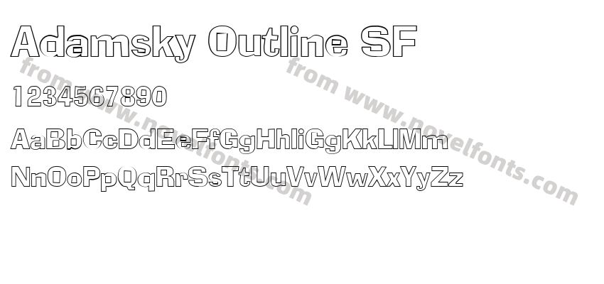 Adamsky Outline SFPreview