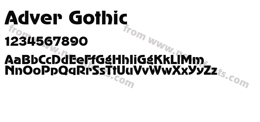 Adver GothicPreview