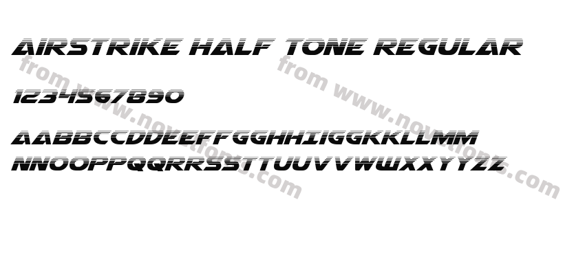 Airstrike Half-Tone RegularPreview