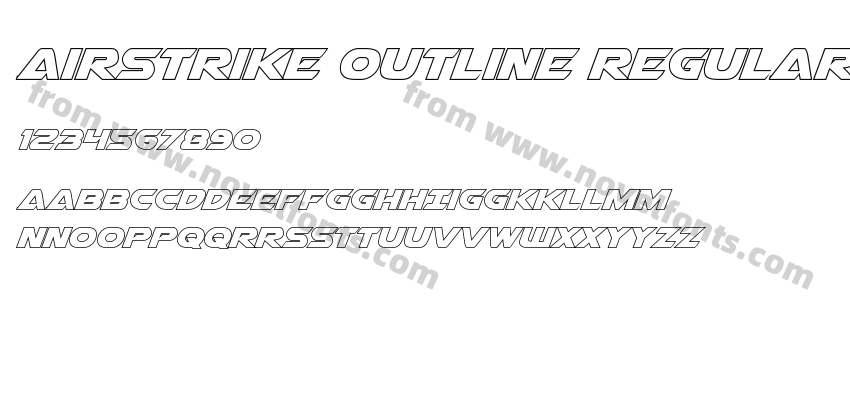 Airstrike Outline RegularPreview