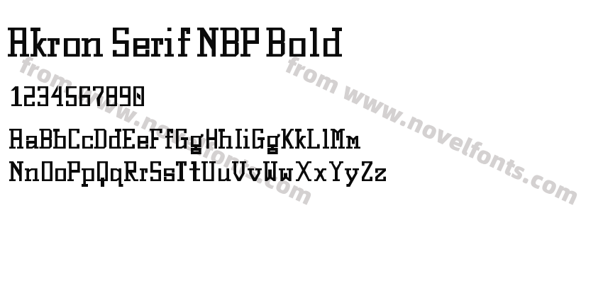 Akron Serif NBP BoldPreview