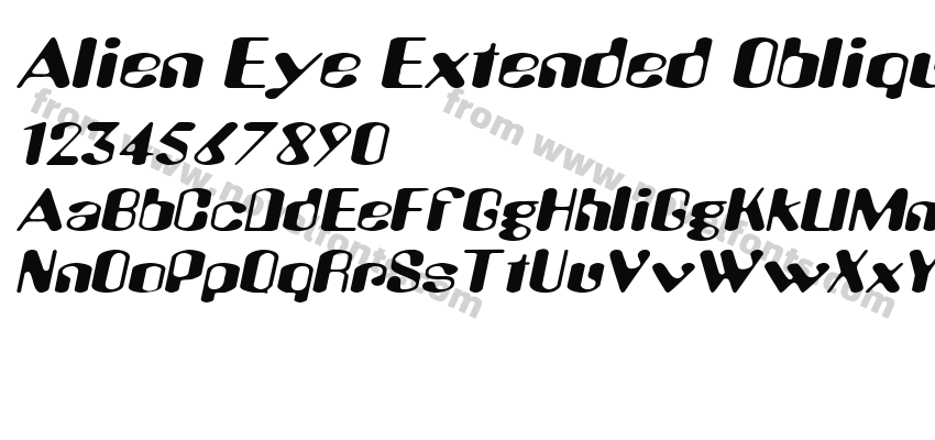 Alien Eye Extended ObliquePreview