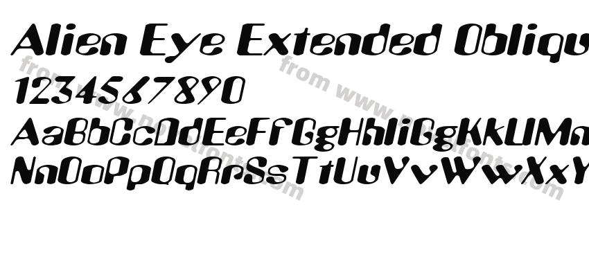 Alien Eye Extended ObliqueSWFTEPreview